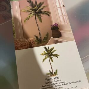 Wallies - Palm Tree Pre-Pasted Wallpaper Cutouts